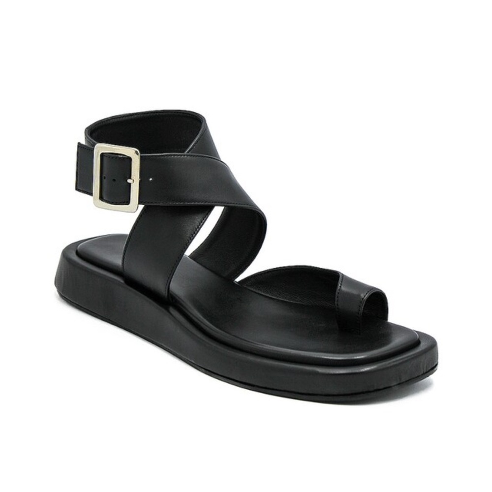 Gia x RHW Flat Toe Ring Wrap Sandal